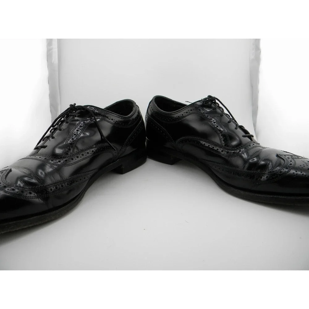 Florsheim Imperial Men's Black Leather Wingtip Oxford Dress Shoes‎ Size 11 B